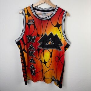 WAKAAN 23 2015 Basketball‎ Jersey Sleeveless T-Shirt Men's Sz XL Multicolor